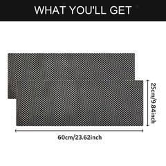 2Pcs Pilates Nonslip Mat Gripper Mat for Women Men Cuttable 9.84inchx23.62inch