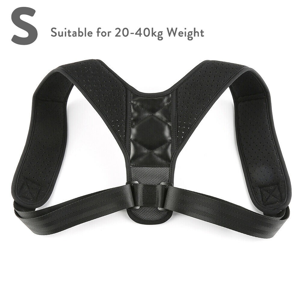 Posture Corrector Adjustable Back Support Belt Spine Back Shoulder Brace Strap
