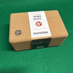 Manduka Cork Yoga Block Improve Strength Balance Flexibility Barre Natural