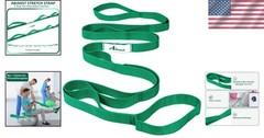 10-Loop Stretching Strap for Yoga, Pilates, and Rehabilitation