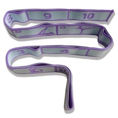 Stretch Bands for Exercise, Elastic Yoga Stretching Strap, Flex Strap Purple