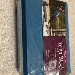 Lotus Yoga Block Foam 3″x6″x9″ Blue Brand New Sealed