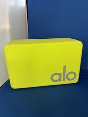 Alo Yoga Alo X2 Lightweight Foam Yoga Block Yellow 9x4x6 in Unisex Adults