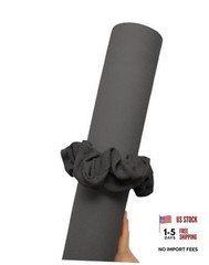 Yoga Mat Scrunchie – Holds Your Yoga Mat in Style – Durable & Dark Gray