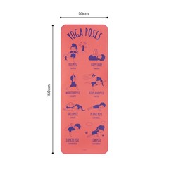 Silk Print Kids Yoga Mat Non-Slip Yoga Mat for Childrens Exercise, Fitness, Y…