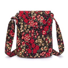 OPQRSTU Women’s Retro Small Size Canvas Shoulder Bag Hippie Boho Crossbody Ha…