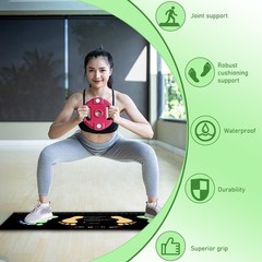 VOVCIG Professional Squat Mat, Mat Pad 15.7 x 35.4 x 0.16 inches, black