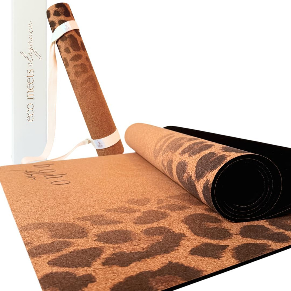 Designer Cork Yoga Mat – Signature Aesthetics on Quality Portuguese Cork with 5M