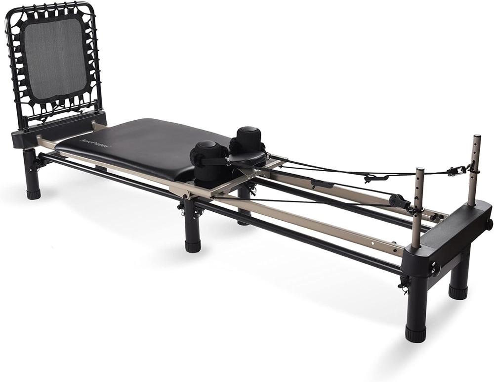 Reformer Home Workout Equipment, Pilates Machine W/Resistance