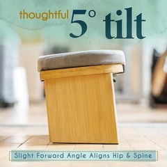 Meditation Bench – , Foldable & Ergonomic Meditation Stool – Sturdy Prayer Be…