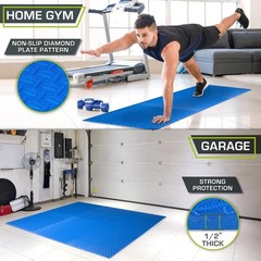 CONVERT YOUR SPACE WITH DURABLE EVA INTERLOCKING PUZZLE EXERCISE MAT