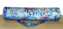 New Indian Purple Tie Dye Yoga Mat Carrier Bag Handmade Bags With Shoulder Strap