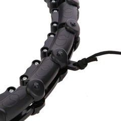 5907695553512 HHW11 PLUS SIZE HULA HOP BLACK Z WYPUSTKAMI I OBCIĄŻNIKIEM HMS HMS