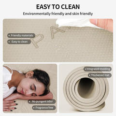 PAIDU Large Yoga Mat-72’X36’X0.4’ Extra Width ＆ Thick,Comfortable,Non-Slip Exerc