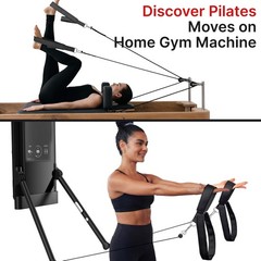 Potennbasee Pilates Loops Compatible with Tonal Smart Home Gym, Soft Black