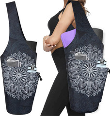 Yoga Mat Bag – Large Opening Long Tote Yoga Mat Carrier Holder Bag
