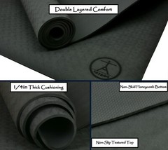 Extra Large Yoga Mat for Home Workout. 84×30 Exercise Mat by Tatago 