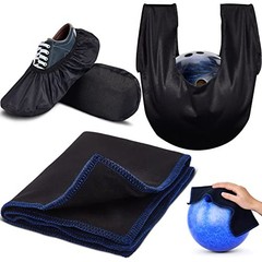 4 Pcs Bowling Accessories Kit Bowling Shoe Covers for Men Non Slip Large
