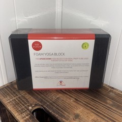 9″ x 6″ x 3″ RECYCLED FOAM YOGA BLOCK, indoor or outdoor prop for balance