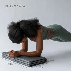 Stakt Foldable Yoga Mat Premium Non-Slip Workout