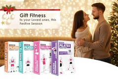 Flexies Pilates Bar Workout Cards 58 Exercise Cards Postures Breathing Tips