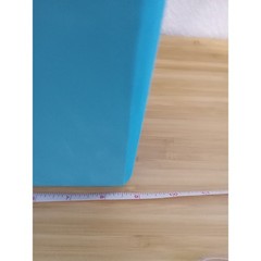 Heathyoga Set of 2 Yoga Blocks Teal Grey High Density EVA Foam Fitness Support