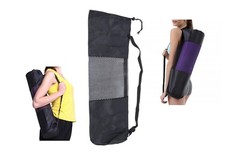 Inexpensive Yoga Mat Bag Nylon Mesh Bag Simple Mat Carrier Adjustable Durable