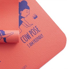Silk Print Kids Yoga Mat Non-Slip Yoga Mat for Childrens Exercise, Fitness, Y…
