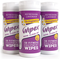 the Original Natural Fitness Equipment Wipes for Personal Use, Lavender Vinegar