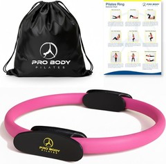 Fitness Circle – 14 Inch Pilates Ring Focusing on Toning Inner Thighs Arms &