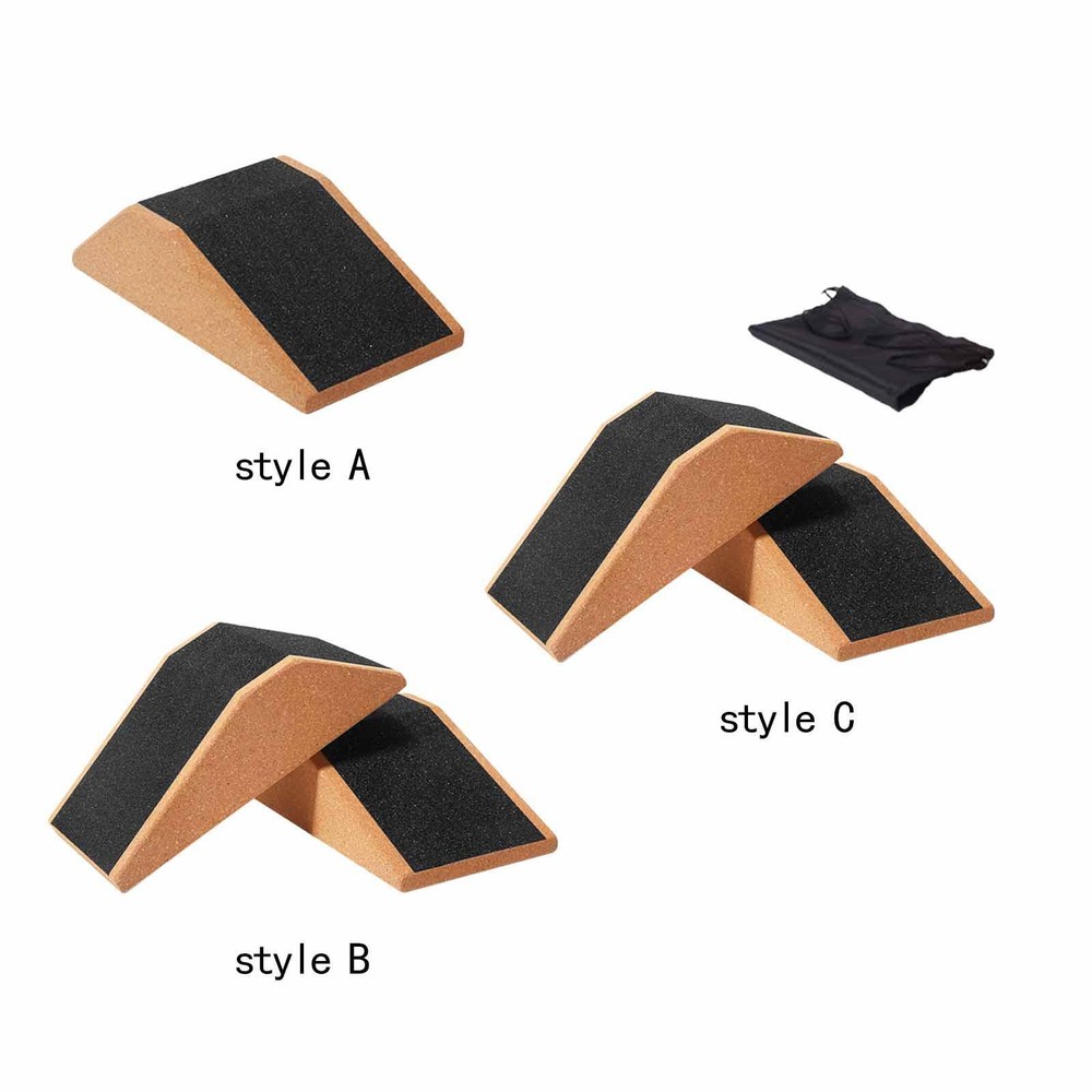 Cork Squat Wedge Yoga Block Professional Platform for Pilates Gym Calf Raise