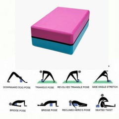 Foam Yoga Block Foaming Brick Stretch Health Fitness Exercise Gym Yoga Supplies
