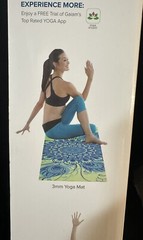 Soothe by Gaiam To & From Yoga Kit w/Videos Lime/Teal 24″W x 68″L Brand New