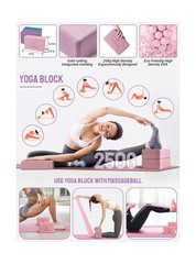 1/3 Yoga Mat Thick, Yoga Kit and Sets for Beginners Include High Density Yoga…