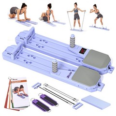 8-in-1 Portable Pilates Reformer Set – Multi-Functional Home Fitness Equipment