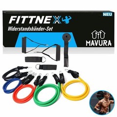 FITTNEX Professional Fitness Tapes Set Gymnastics Tape Resistance Tapes Yoga Resistance