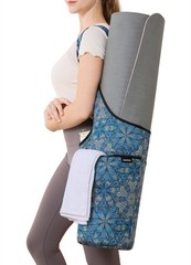 Neoprene Yoga Mat Bag Lightweight Spacious Carrier Large Zipper Pocket Gym