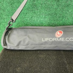 Liforme Black & Purple Yoga Mat w/ Carry Bag Alignment Non Slip Premium