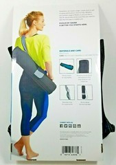 Evolve Black Yoga Mat Bag w/ Adjustable Shoulder Strap, Pocket, & Full Zip