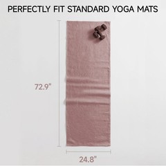 Yoga Mat Towel – Non-Slip Microfiber for Hot Yoga & Pilates | Super Absorbent…