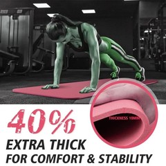 Extra Thick Exercise Yoga Pilates Mat Gym Fitness