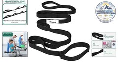 Stretching Strap Yoga Straps 10 Loops Non-Elastic Stretch Band