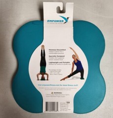 Empower Fitness Yoga Exercise Pad Turkuaz Green Foam Flower NEW