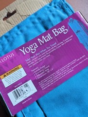 LOTUS YOGA MAT BAG carrier 28″ x 6” NEW