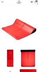Tranquil-Oasis Natural Rubber 5mm Yoga Mat-Red Chili w/carry strap – B07L43JZMV