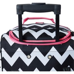 22 Inch Rolling Duffel Bag Soft-Sided Travel Bag W/ Wheels Heavy Duty Zipper