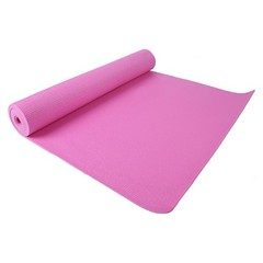 Fitvids 1/4” High Density Thick Non Slip Workout Yoga Mat and Carry Strap, Pink