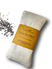 Organic Linen Eye Pillow – Lavender & Flaxseed for Relaxation, Yoga, Stress R…