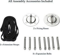 Hamaca de yoga equipo de inversión de trapecio kit de montaje en el techo US NEW