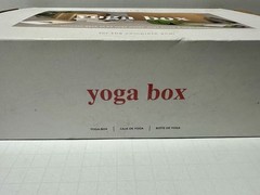 Calm Club Yoga Box Kit w/ Yoga Block, Strap, & 52 Yoga Pose Cards